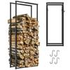 40-65/100-150cm Adjustable Metal Firewood Log Holder