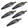 Nippon Chuko Horned Snap Clasp, Black, 5-Pack, A24-69