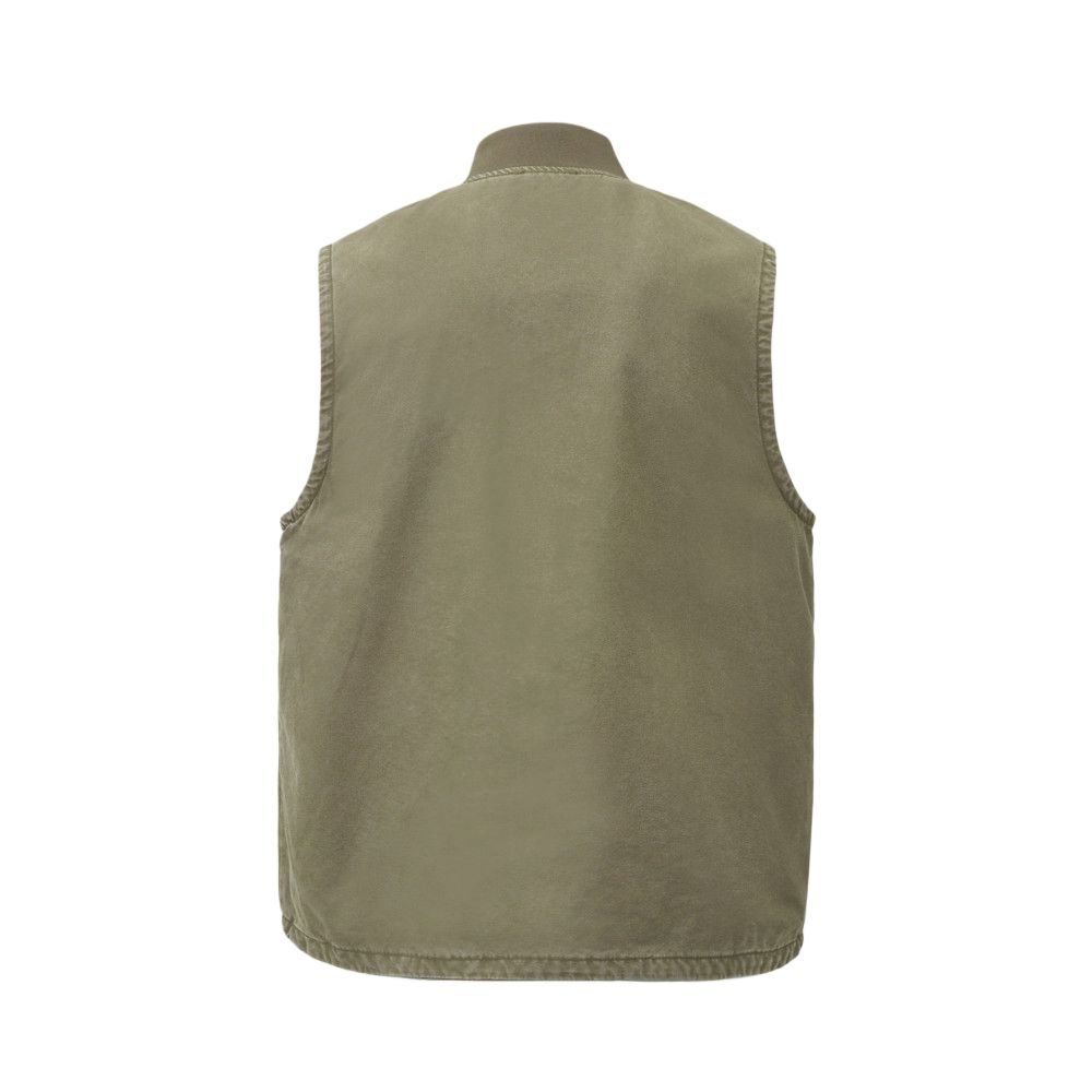 Timberland Logo Simple Versatile Comfortable Vest Men Vest Army-Green A6AEK-A58