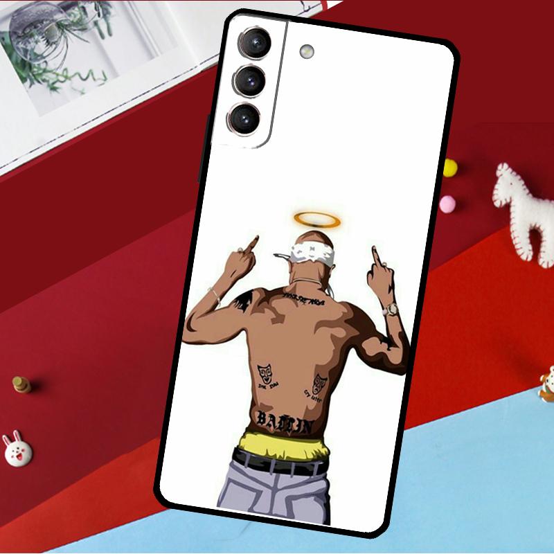 

Чехол 2Pac TuPac Shakur для Samsung Galaxy S26 S25 S24 S22 S23 Ultra Plus S20 S21 FE S9 S10 S25 FE Galaxy S23 Plus