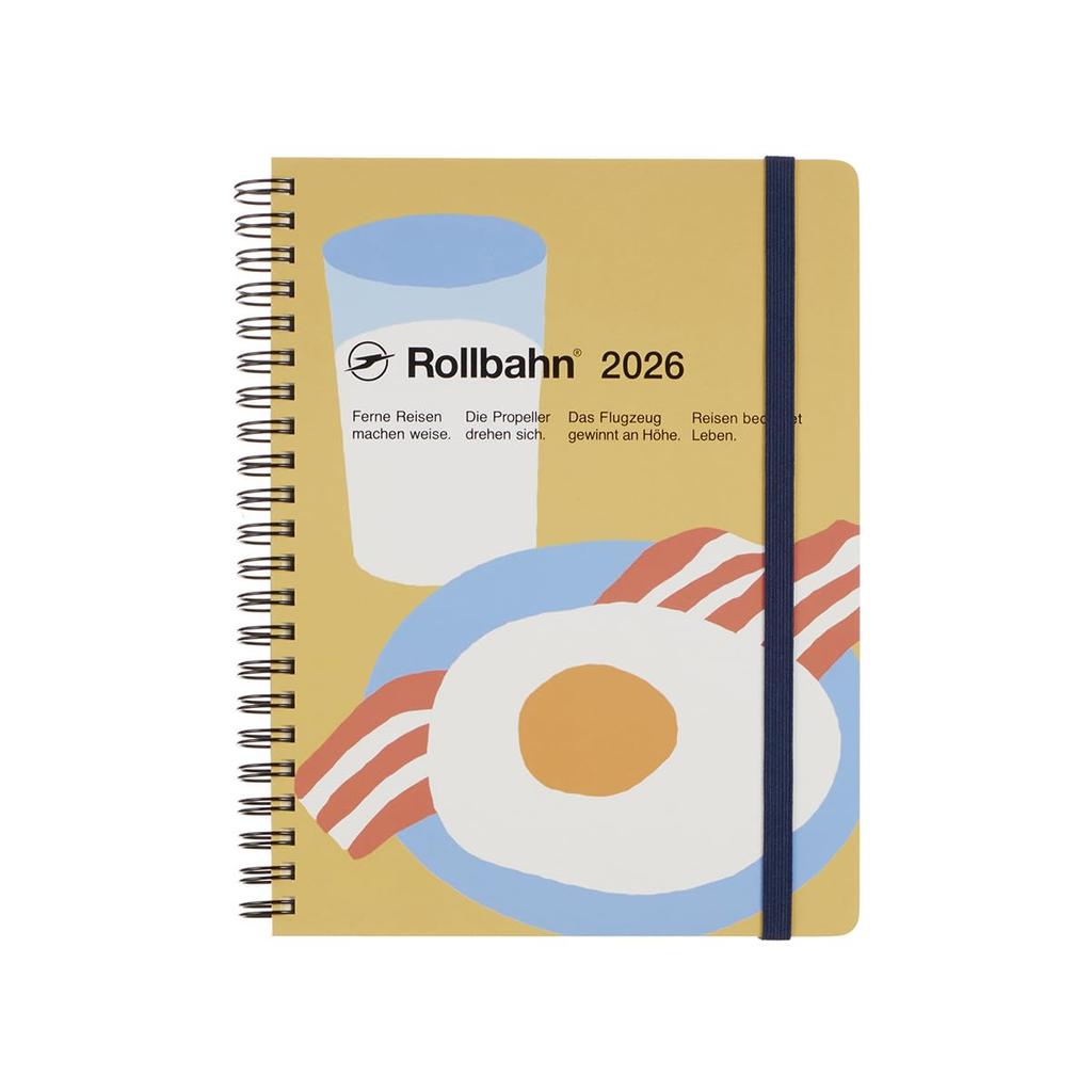 [Delfonics Planner 2026 Edition / Starting October 2025] Rollbahn Diary Piece A5 Monthly Schedule Book (Yellow)