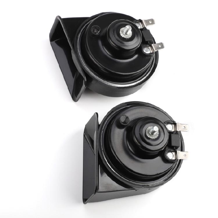 Loud Sound 410DB Electric Snail Air Horn for Car Motorcycle Boats Double Tone 12V