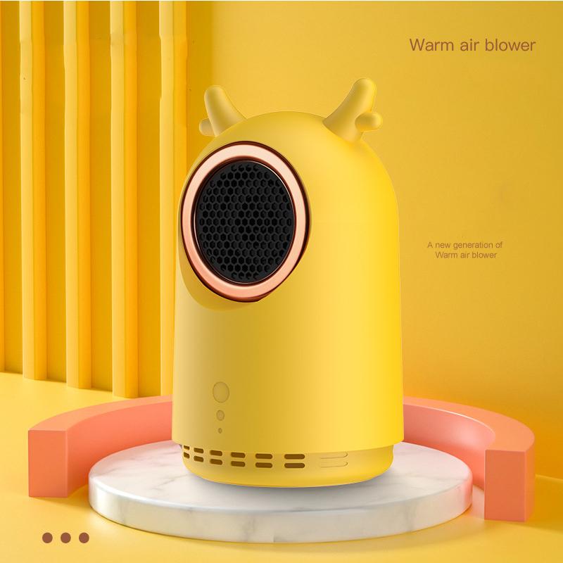 Suflantă de aer Warn, încălzitor fără frunze, încălzitor de birou, încălzitor electric mic, încălzitor de uz casnic, standard european, standard american, standard britanic