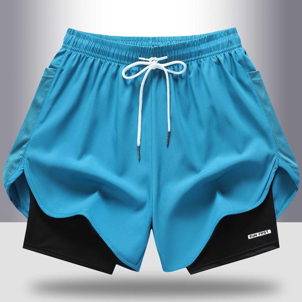 Summer Vacation Two Piece Sports Pants for Women, Quick Drying Outdoor Running Pants for Women, Lightweight Breathable Pants