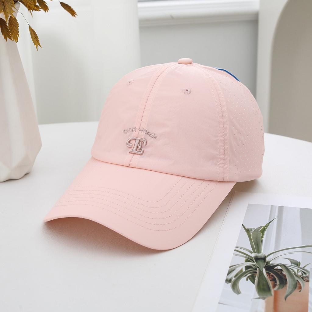 Spring And Summer Big Head Circumference Soft Top Embroidery Letter Baseball Cap Female Versatile Casual Cap Male