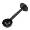 Integrated Tamper Coffee Bean Spoon Black Color Tamper Scoop Spoon  For Coffee Grinding
