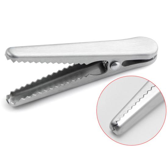 4 stk Kaffe rustfri stålkvern Rengjøringsbørsteklips Skjeforseglingsverktøysett