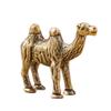 Camel Figurine Ornament Brass Statue Small Desktop for
