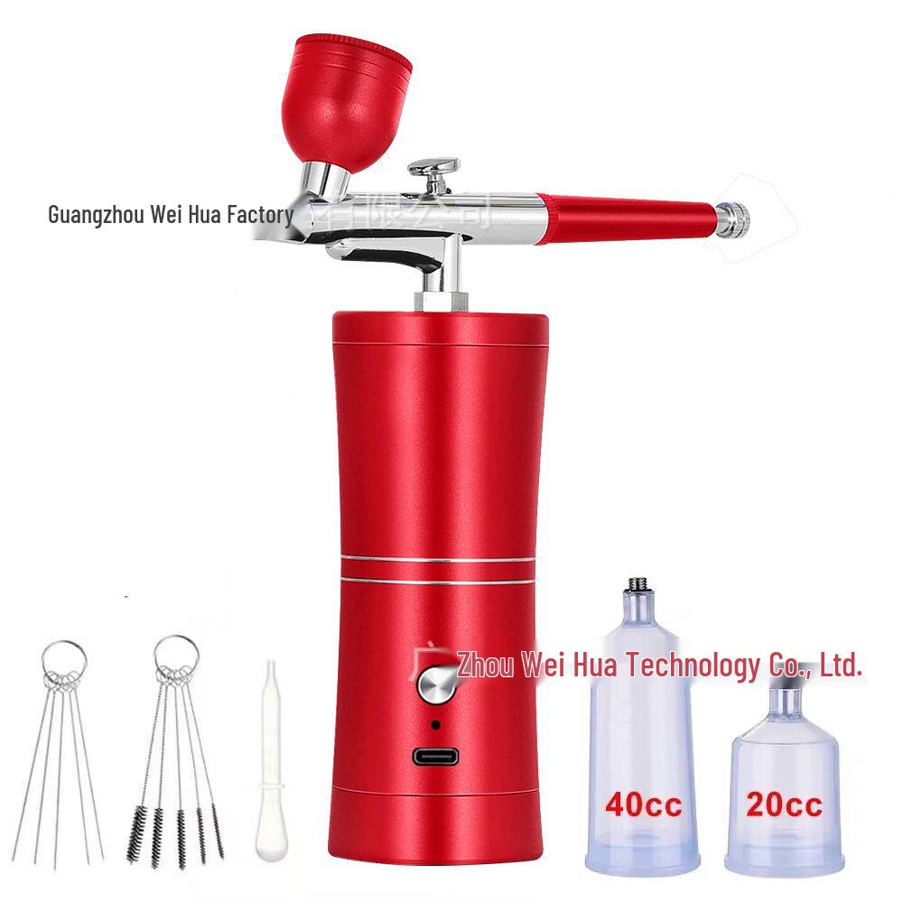 Portable Oxygen Injector Facial & Nail Art Airbrush for Hydration and Essence Spray