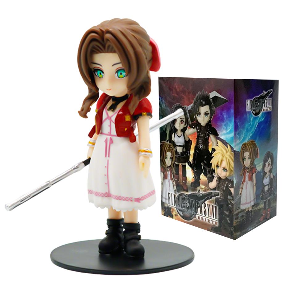 Anime 11-12cm Finals Fantasy Figuur Cloud Strife Tifa Lockhart Aerith Gainsborough Zack·Fair Figuur Model PVC Speelgoed Bureaucadeau