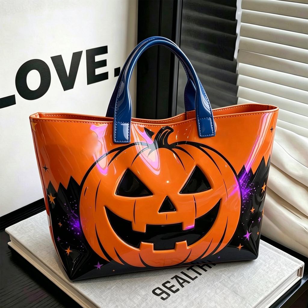 Halloween Shoulder Bag Portable Handbag for Women
