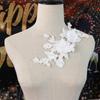 Clothes Accessory Rose Flower Applique Handmade DIY Crafts Cloth Patch Lace Fabric Cloth Applique Women