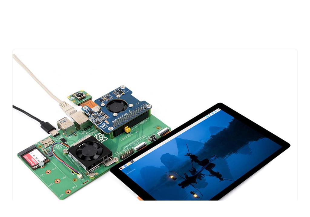 Raspberry Pi 5 PoE Ethernet Expansion Board with Type F Cooling Fan, 802.3af/at Standard