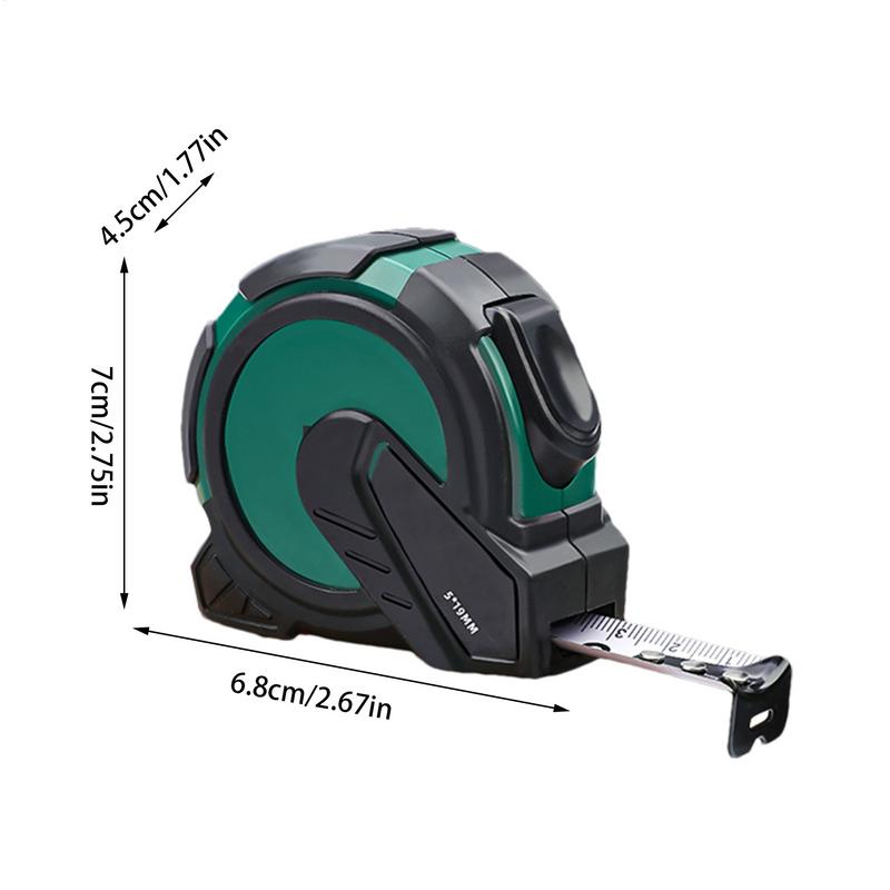 Measurement Tape Portable Tape Tool Compact Retractable Locking Stainless Steel Ruler For Crafts Home Improvement Measurement S