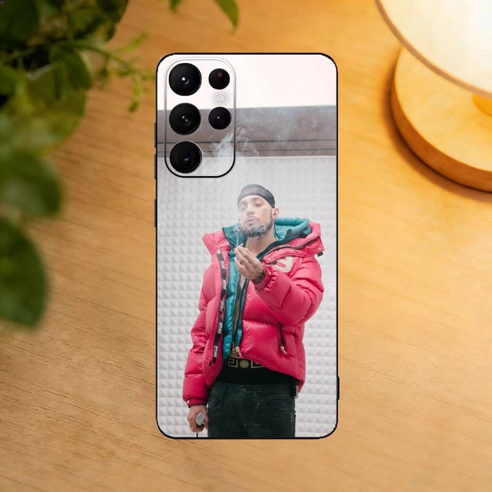 

JC Reyes QUEDARSE Phone Case For Samsung S25,S24,S21,S22,S23,S30,Ultra,S20,Plus,Fe,Lite Black Shell Samsung S24ULTRA