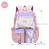 1pc New Cute Princess Style Little Rabbit Doll Backpack With Colorful Sequins, Primary School Girls Backpack, Cute Sweet Student Backpack