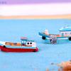 Bateau Yacht Mer Méditerranée Modèle Figurine Ornement d'Aquarium Artisanat Décor Miniature Maison Décoration Jardin de Fées Accessoires DIY