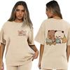 Bubu Dudu Velikost EU Topy Roztomilé tričko Manga Ženy Muži Legrační tričko Grafika Tričko pro volný čas Y2k Streetwear Kreslené gotické oblečení