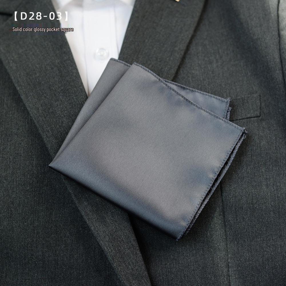 Retro Square Handkerchief: Men's Formal Scarf & Pocket Square Accessory