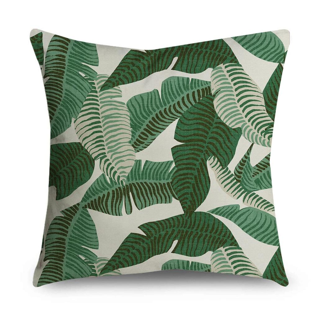 Green Pattern Decorative Pillowcase Bedding Home Decoration Cushion Pillowcase
