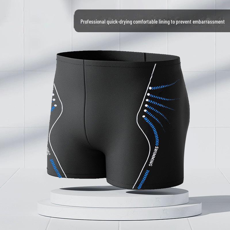 Men's Quick-Dry Nylon Swim Trunks - Simple Fashion Hot Spring Swimwear