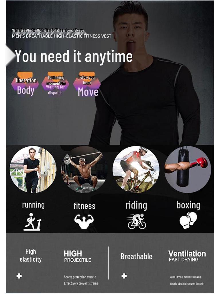 Men's and Teenagers' Long Sleeve Swim Top