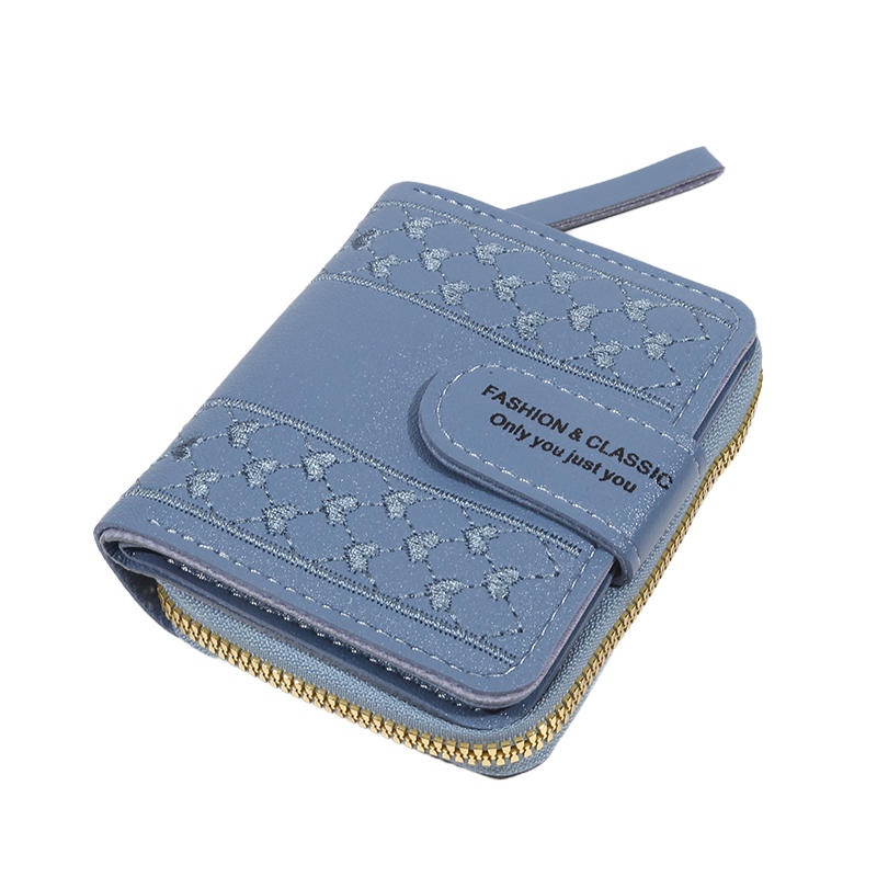 Women's Wallet Short Zipper Large Capacity Zero Wallet Versatile Handbag Card Holder