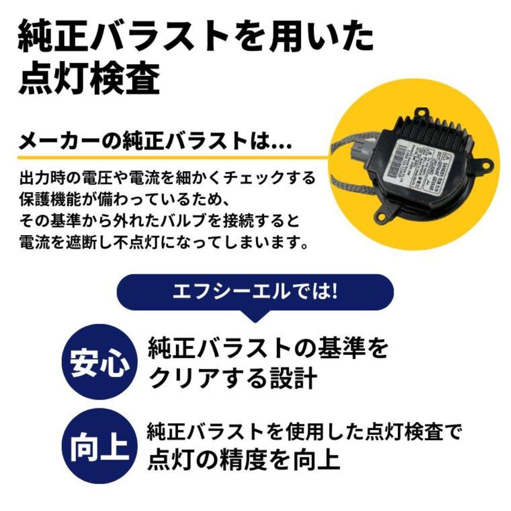 D2R HID Bulb White Pure White 6000K Vehicle Inspection Compatible 12V 24V Compatible Genuine Replacement 35W Reflector 2 pieces for left and right