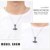 shajwo Mjolnir Thors Hammer Urn Necklace for Ashes for Men Celtic Nordic Viking Cremation Jewelry for Women Keepsake Memorial Ashes Pendant