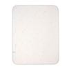 MIKIHOUSE Cotton Baby Blanket Star Pattern 90 X 115cm Double-Sided Brushed Soft Pile Made In Japan for Boys Girls Nap Lap White