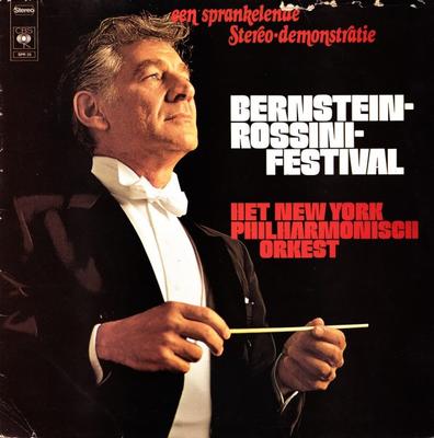 Disque Vinyle NEW YORK PHILHARMONIC - Bernstein-Rossini-Festival (Une Spr SPR25 CBS 1974 Pays-Bas Classique Occasion