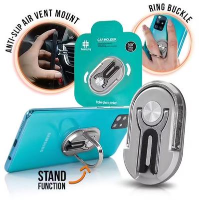 Gray 3 In 1 Ring Dock Support for Smartphone