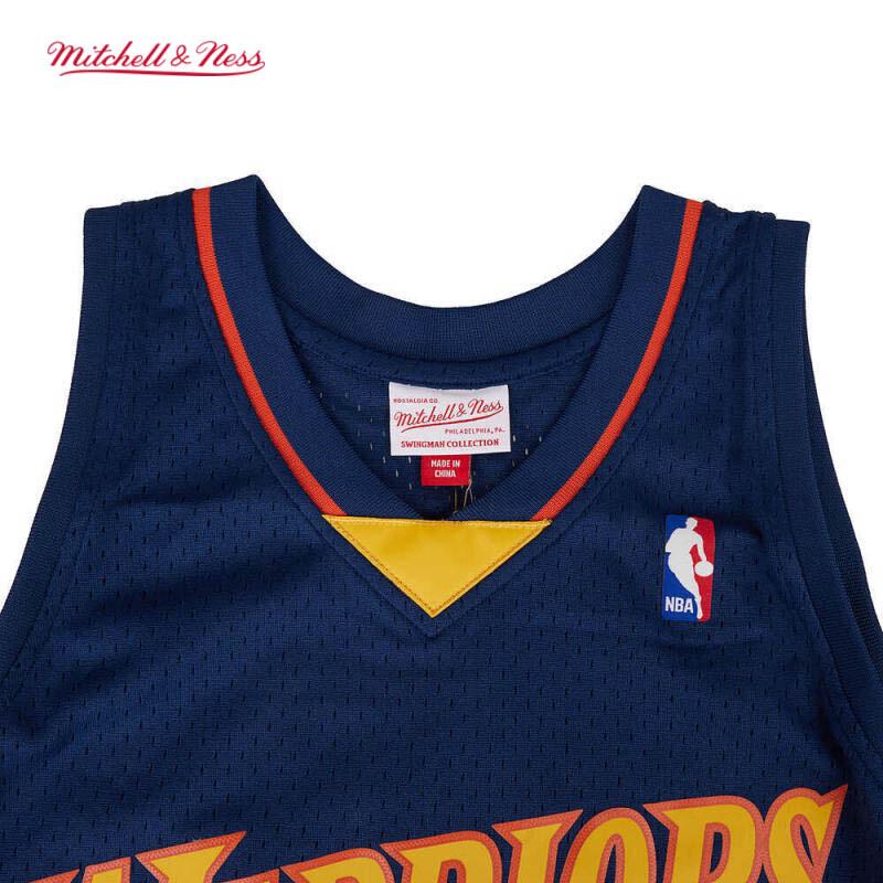 NBA Official Mitchell & Ness Warriors Stephen Curry 2009-10 Season Basketball Jersey