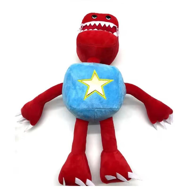 Cartoon Box Boo Toy Horror Game Around The Doll Red Robot Stuffed Plush Doll Room Decoration Toys Holiday Gifts.