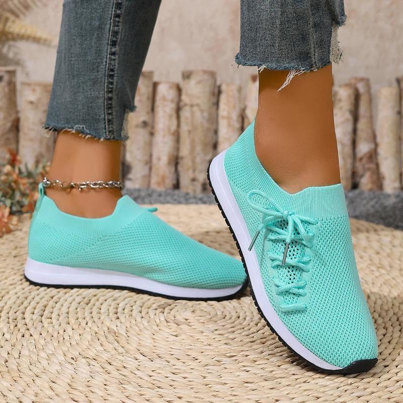 Women Casual Shoes Fashion Breathable Walking Mesh Flat Shoes White Sneakers Women's Tenis Feminino Shoes