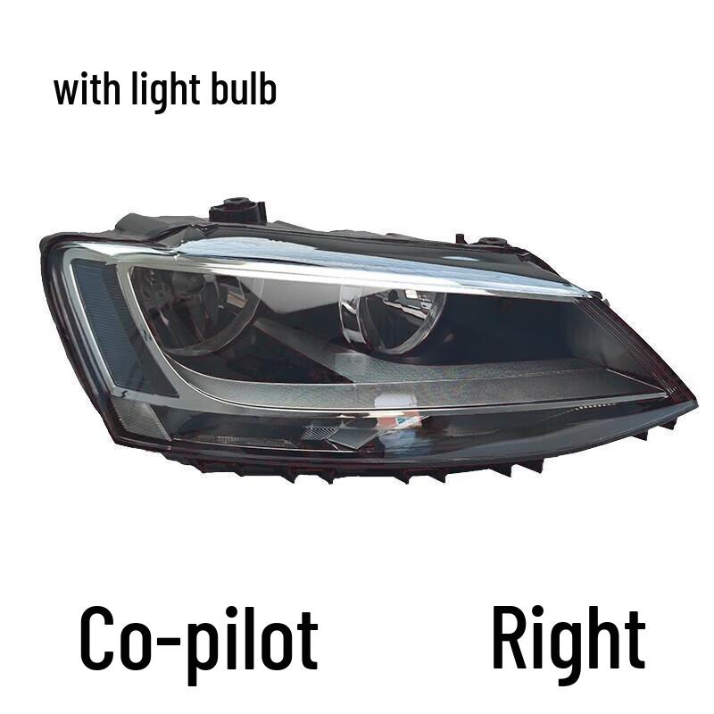 Compatible Headlight Assembly for Volkswagen Sagitar Models 2012-2018 - Single Piece Original
