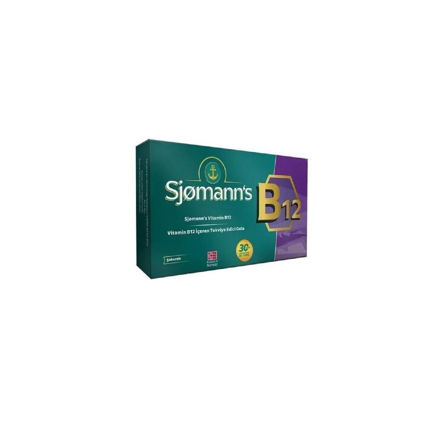 

B12 Chewable Gel 30 Tablets 8682792377366