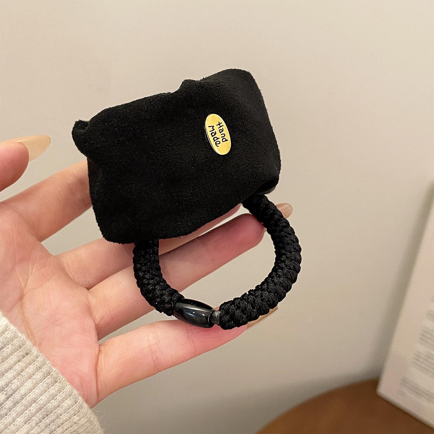 

Leopard Snap Hair Bands for Women Fashion Hair Ties Hair Accessory High Ponytail Holder Adds Volume No Marks Left behind
