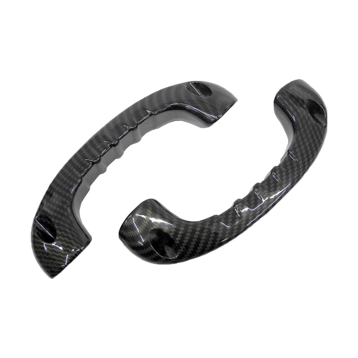 

WNJAPAN Aluminum Assist Grips for Rear of Toyota Hiace 200 Set of 2 and Carbon Assist Genuine Type Series, (Left Right), Fiber-Look Grips, чёрный