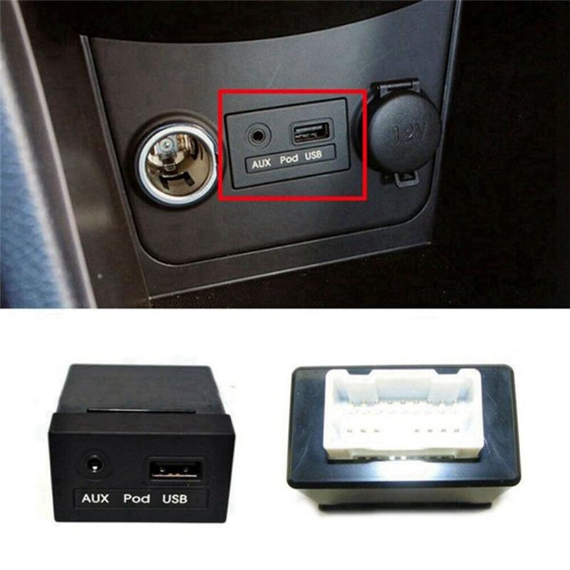 

96120-3X000 USB Port Socket AUX Port Adapter Automotive For Hyundai Elantra MD 2011-2013 Spare Parts чорний