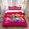 3pcs Set Winnie And Friend Print Bedding Quilt Cover, Soft and Comfortable Quilt Cover Suitable for Bedroom and Guest Room20