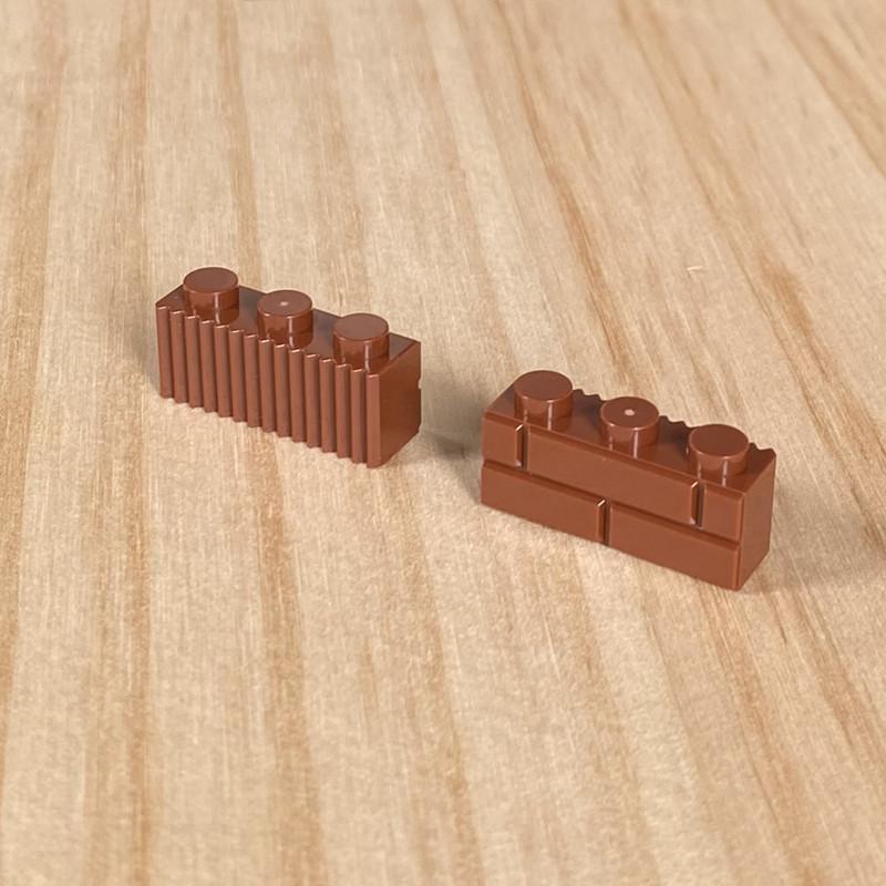 

Сборный строительный блок из мелких частиц, аксессуары для строительства замка, толстый кирпич 1X3, совместимый со стеной, строительный блок, клетчатый кирпич 100g