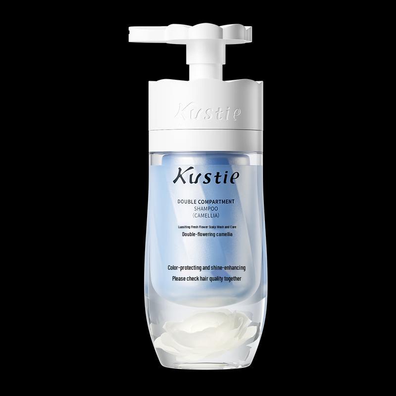 Kustie Camellia Dual-Chamber Color Care Shampoo Set