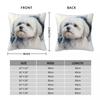 Maltese Dog Art Pillowcase Polyester Cushion Comfort Throw Pillow Sofa Decorative Cushions Used for Home Bedroom Living Room