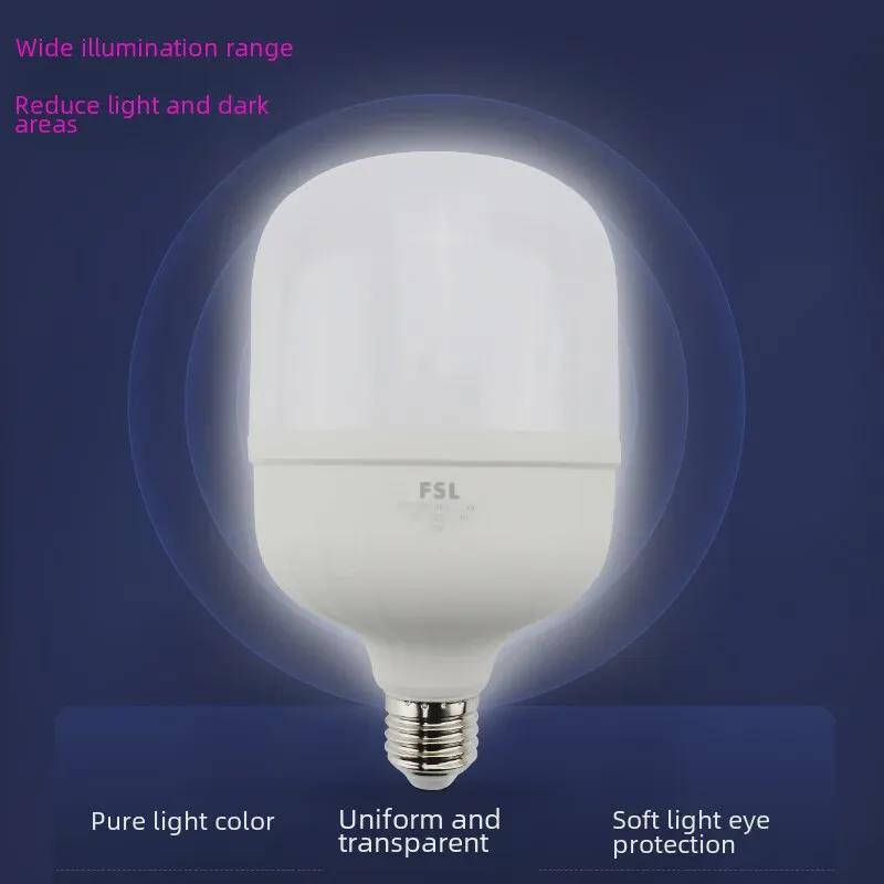 Foshan LED E27 Screw Cylindrical Energy-Saving Super Bright Downlight Corn Bulb