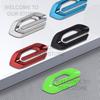 SQOB1 Auto Dekor Metall E Buchstabe Emblem 3D Aufkleber Zubehör für Peugeot EV iOn 2008 308 5008 4008 3008 508 208 Heck Kofferraum Aufkleber