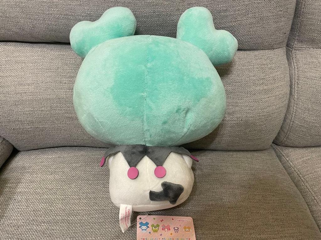 [USED] TWICE Sanrio Pocket Big Plush Toys Mina and Kuromi