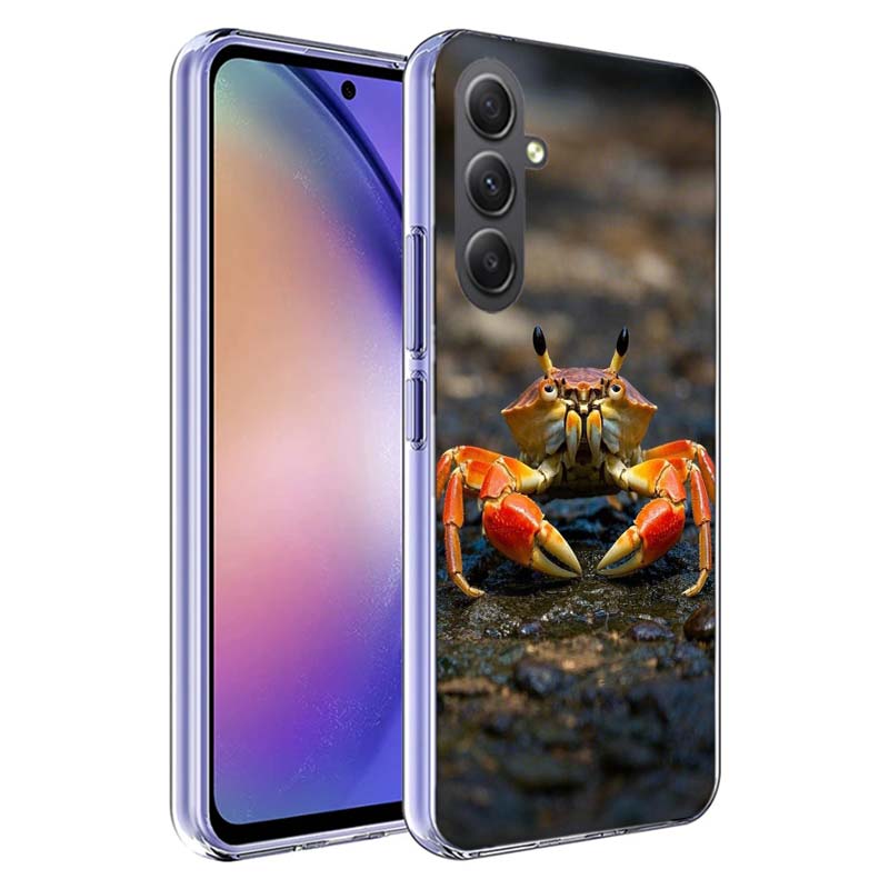 Unique Animal Crab Phone Case for Samsung A17 A37 A57 A07 A16 A26 A36 A56 A06 A02S A12 A22 A32 A52S A04S A14 A24 A34 A54 A03 A13