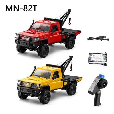MN82T RC Pásový 1/12 2.4G 4WD Dálkově ovládaný Terénní Pick-up Simulace Vozidlo s Jeřábem Elektrický Šplhající Model Auta Hračky pro Děti