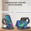 3 in 1 Wireless Charger Stand Foldable Fast Charging Station Phone Holder For iPhone 16 15 14 13 12 Pro Max  Watch Airpods